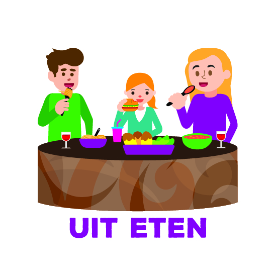 Sticker – Uit eten